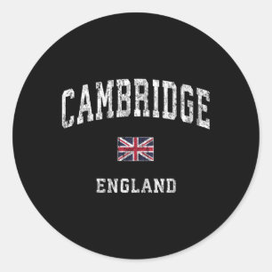 Cambridge England Atletische Sport Ronde Sticker