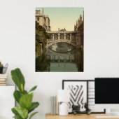  Cambridge England, Bridge of Sighs Poster (Thuiskantoor)