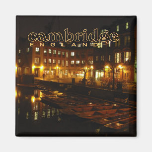 Cambridge England Night Scene Travel Fridge Magnet Magneet