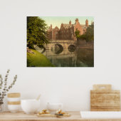  Cambridge England, St. Johns Bridge Poster (Keuken)