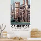  Cambridge England University Art Print (Keuken)