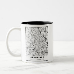 Cambridge Kaart Tweekleurige Koffiemok