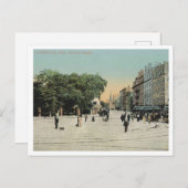 Cambridge MA, Harvard Square, 1910 Briefkaart (Voorkant / Achterkant)