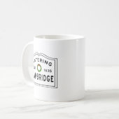 Cambridge, MA Holiday Wreath Coffee Mug (Devant gauche)