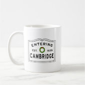 Cambridge, MA Holiday Wreath Coffee Mug (Gauche)