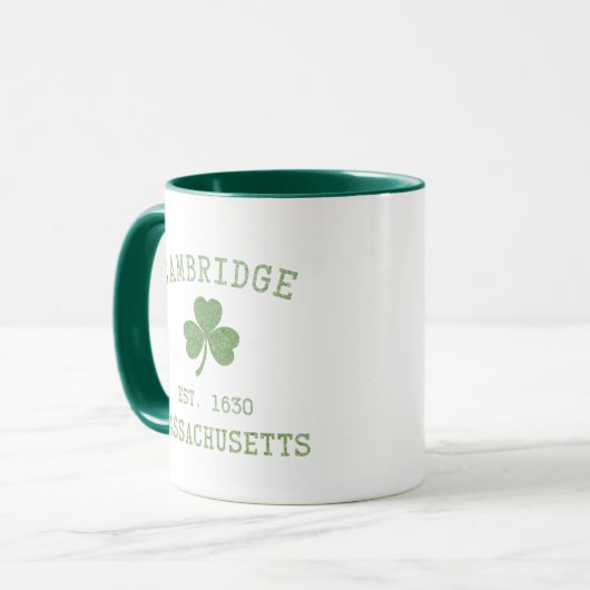Cambridge MA Irish Mok (Voorkant links)