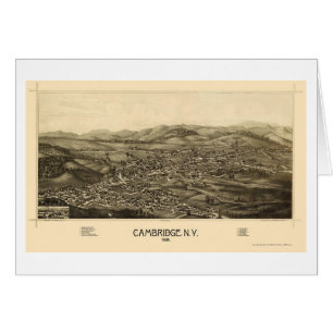 Cambridge, NY Panoramic Map - 1886