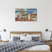 Cambridge, Ohio - Grote letterscènes Canvas Afdruk (Insitu (Slaapkamer))