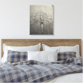 Cambridge Rowing Crew 1910 Canvas Afdruk (Insitu (Slaapkamer))