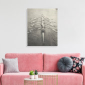 Cambridge Rowing Crew 1910 Canvas Afdruk (Insitu (Woonkamer))