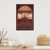 Cambridge Union Travel Poster (Cuisine)