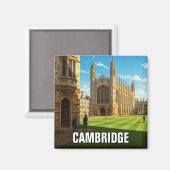 Cambridge University Engeland Reizen Magneet (Voorkant / Achterkant)