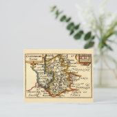 Cambridgeshire Comté Angleterre Ancien Carte Antiq (Debout devant)