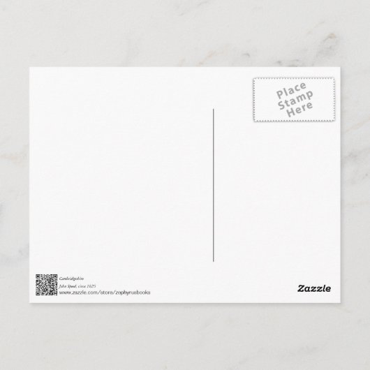 Cambridgeshire Comté Angleterre Ancien Carte Antiq (Dos)