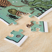 Cambrische wezens puzzel (Zijkant)