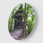 Cambron Behandelde Brug, de Provincie van Madison, Grote Klok (Hoek)