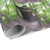 Cambron Covered Bridge, Madison County, Alabama Cadeaupapier (Rol Hoek)