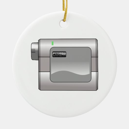 camcorder keramisch ornament (Voorkant)