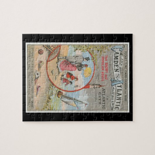 Camden and Atlantic Railroad Puzzle + Box Legpuzzel (Horizontaal)