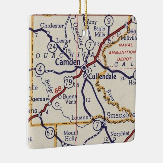 Camden AR Keramisch Ornament (Rechts)