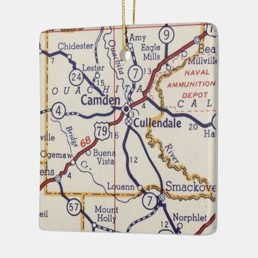 Camden AR Keramisch Ornament (Links)