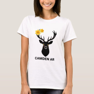 Camden AR Narcissen Festival - Black Deer Art Wome T-shirt