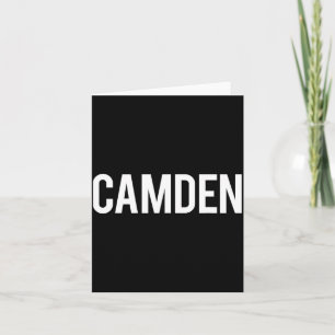 Camden Cool New Jersey Nj Fan Funny Cadeau T-shirt Kaart