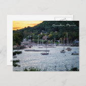 Camden Harbor Sunset Briefkaart (Voorkant / Achterkant)