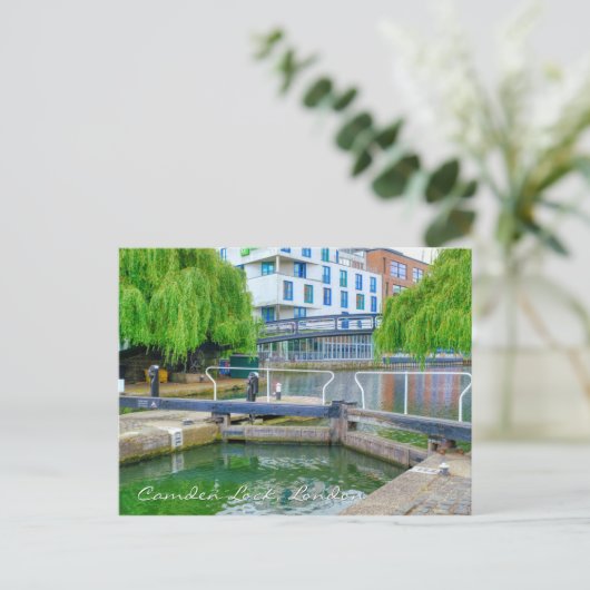 Camden Lock Briefkaart, Londen Verenigd Koninkrijk Briefkaart (Staand voorkant)