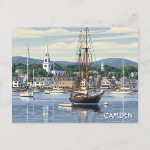 Camden Maine Reizen Briefkaart