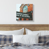 Camden Market Canvas Afdruk (Insitu (Slaapkamer))