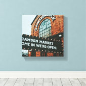 Camden Market Canvas Afdruk (Insitu (Houten vloer))