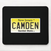 Camden New Jersey Nj Hometown License Plate Graphi Muismat (Voorkant)