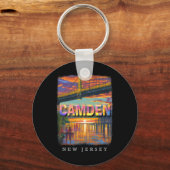 Camden New Jersey Nj Waterfront Delight Sd599 Sleutelhanger (Voorkant)