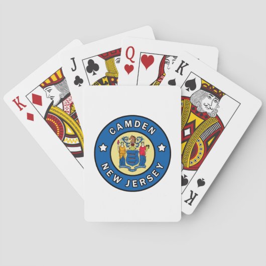 Camden New Jersey Pokerkaarten (Achterkant)