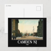 Camden, New Jersey, Vintage Briefkaart (Voorkant / Achterkant)
