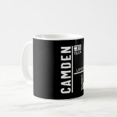 Camden Personalized Name Birthday Gift Koffiemok (Voorkant links)