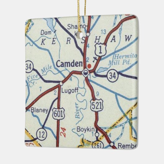 Camden SC Keramisch Ornament (Links)