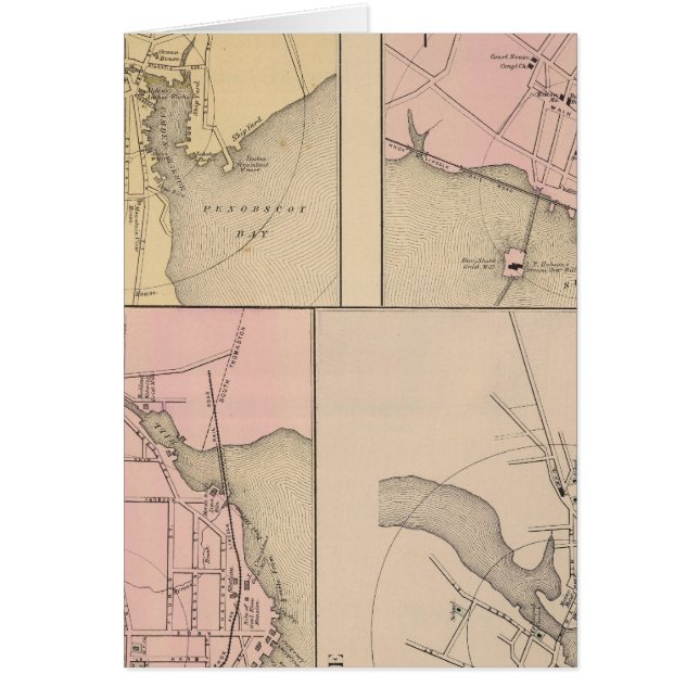 Camden, Wiscasset, Damariscotta, Newcastle (Devant)