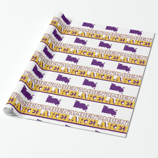 Camdenton Lakers (Ozark-conferentie) Cadeaupapier (Uitgerold)