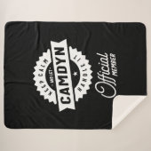 Camdyn Persoonlijke naam Birthday Gift Sherpa Deken (Voorkant (horizontaal))