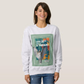 Came Back as a Shadow Poetic Quote Sweatshirt (Voorkant volledig)
