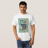 Came Back as a Shadow Poetic Quote T-shirt  (Voorkant volledig)