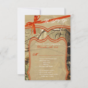 came de chasseurs de mariage de carte de 3.5x5