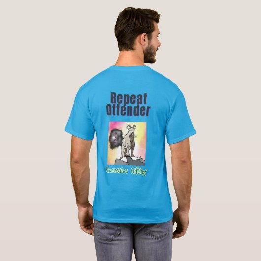 Camedian Repeat Offender Custom T-Shirt (Achterkant volledig)