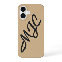 Camel aangepast monogram