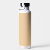 Camel | Aangepaste monogram scriptnaam Stijlvol Waterfles (Rechts)