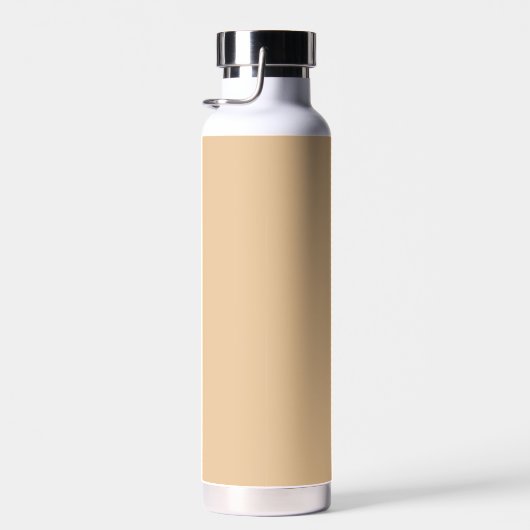 Camel | Aangepaste monogram scriptnaam Stijlvol Waterfles (Rechts)