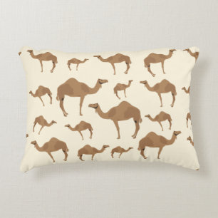 Camel Animal Pattern Accent Kussen