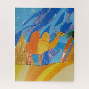 Camel Art door kinderen tekenen Legpuzzel